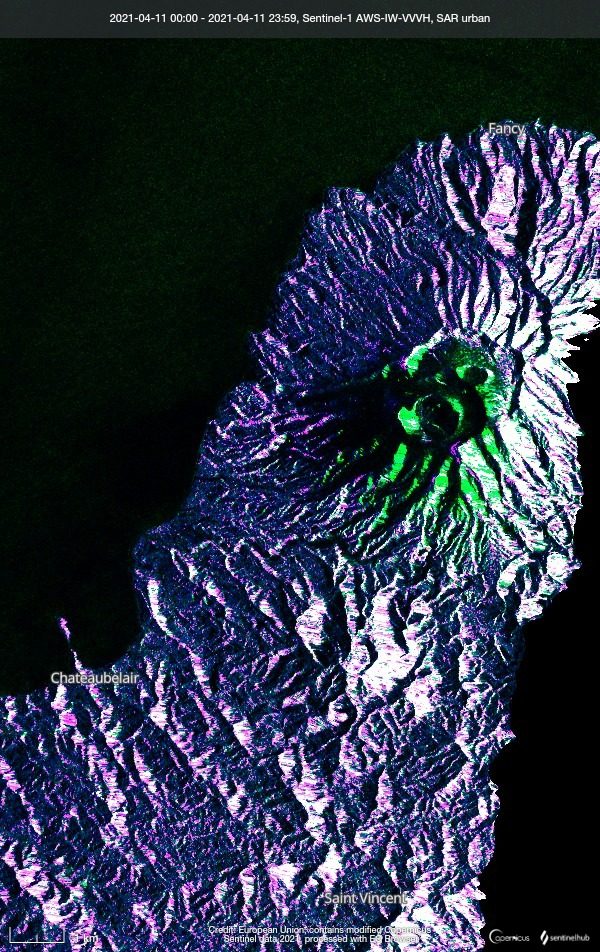 Sentinel-1 (SAR) — sample imagery